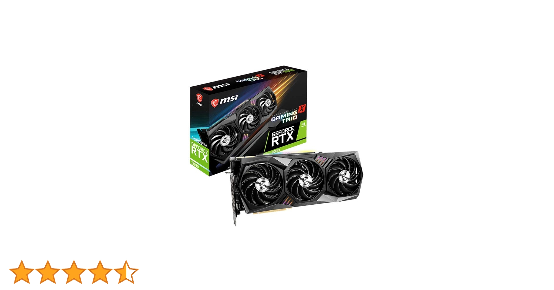 メ*ル様 MSI GeForce RTX3090 24GB GAMING X T MSI GeForce RTX 3090 GAMING TRIO 24G